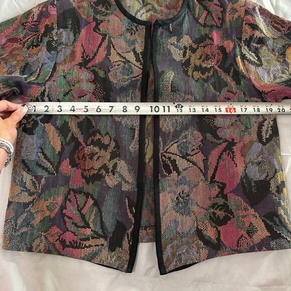 Vintage Soko Multicolored, Open, Carpet Jacket- 8 - Picture 6 of 8